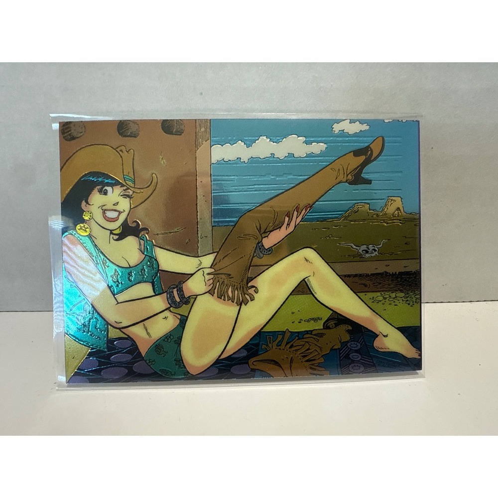 1996 Archie Krome Productions Veronica Lodge Card 47 Western Cowgirl Chromium